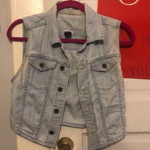 Madewell denim vest